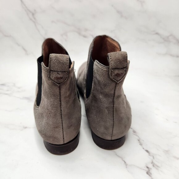 Madewell Nico Boots Grey Suede Ankle Booties Western Women's 9.5 - Picture 4 of 10